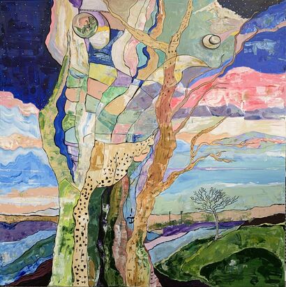 Surreal Tree of Dreams - a Paint Artowrk by Fati Erkenova